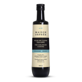 Maison Orphee Unrefined Canola Olive Oil First Cold Pressed 500mL