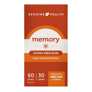 Genuine Health Saffron Memory 60 Capsules