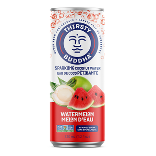 Thirsty Buddha Sparkling Coconut Water Watermelon 330mL