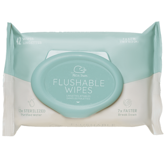 The Nice Bum Flushable Wipes 42 Counts