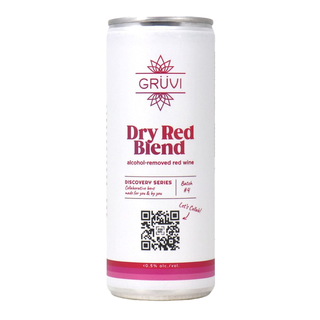 Gruvi Dry Red Blend Alcohol Free Wine 4x250mL