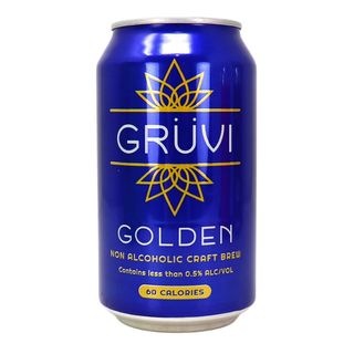 Gruvi Non Alcoholic Craft Beer Golden 6x355mL