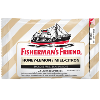 Fisherman's Friend Cough Lozenges Honey Lemon 22 Lozenges