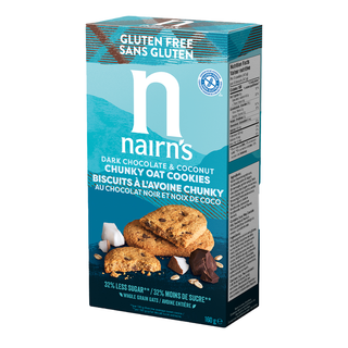 Nairn's Chunky Oat Biscuit Breaks Dark Chocolate & Coconut 160g