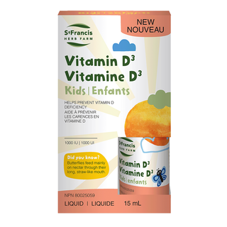 St. Francis Vitamin D3 Kids 1000 IU 15mL