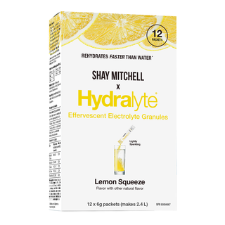 Hydralyte Electrolyte Granules Lemon Squeeze 12x6g