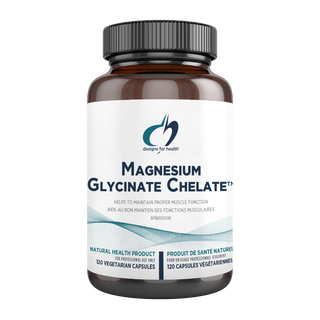 Designs For Health Magnesium Glycinate Chelate 120 Veggie Caps