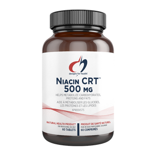 Designs For Health Niacin CRT 500mg 60 Tablets