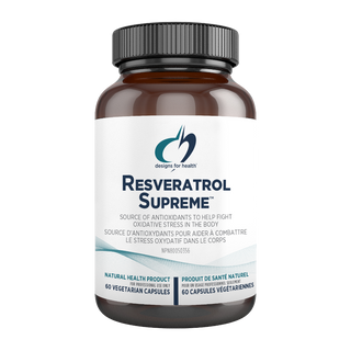 Designs For Health Resveratrol Supreme 60 Veggie Caps