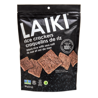 Laiki Rice Crackers Black Rice 100g