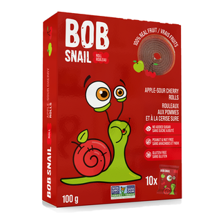 Bob Snail Fruit Rolls  Apple Sour Cherry 100g