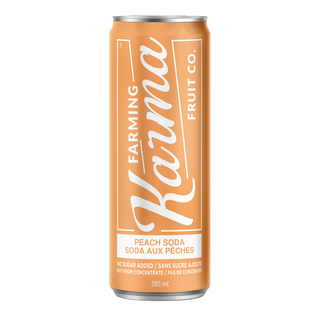 Farming Karma Soda Peach 6x285mL