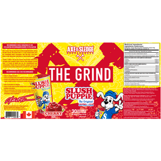 Axe and Sledge The Grind Slush Puppie Cherry Cerise 30 Servings