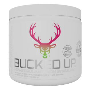 Bucked Up Non Stimulant Pre Workout Raspberry Lime Ricky 25 Servings