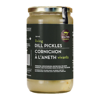 Green Table Foods Living Dill Pickles 750mL