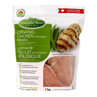 Yorkshire Valley Farms Organic Chicken Breast Skinless 1kg