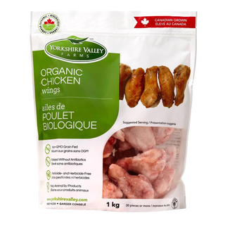 Yorkshire Valley Farms Organic Chicken Wings 1kg