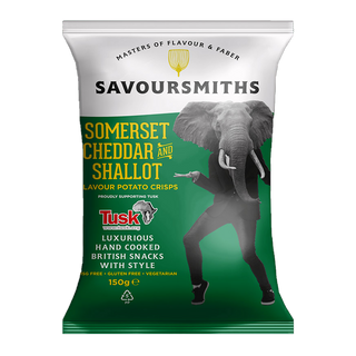 Savoursmiths Potato Chips Somerset Cheddar & Shallot 150g