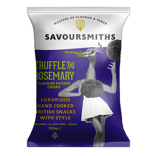 Savoursmiths Potato Chips Truffle & Rosemary 150g