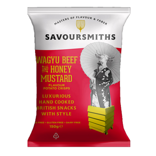 Savoursmiths Potato Chips Wagyu Beef with Honey & Mustard 150g