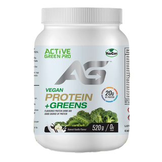 Active Green Pro Vegan Protein +Greens Vanilla 520g