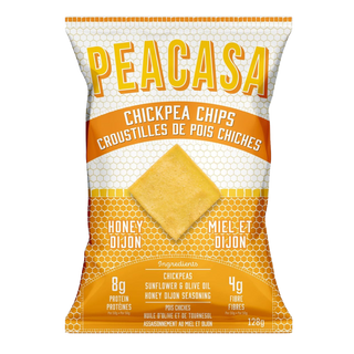 Peacasa Chickpea Chips Honey Dijon 128g