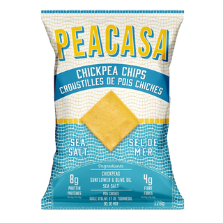 Peacasa Chickpea Chips Sea Salt 128g