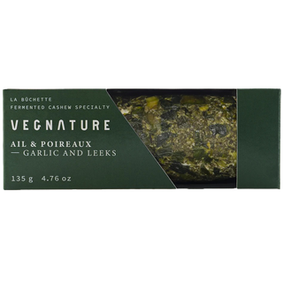 Vegnature Fermented Cashew Cheese Garlic And Leeks 135g