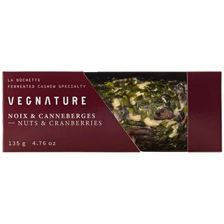 Vegnature Fermented Cashew Cheese Nuts & Cranberries 135g