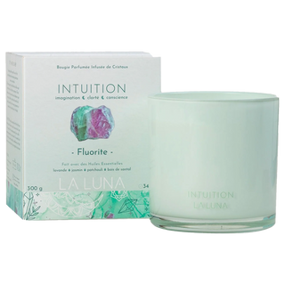 La Luna Crystal Infused Candle Intuition 300g