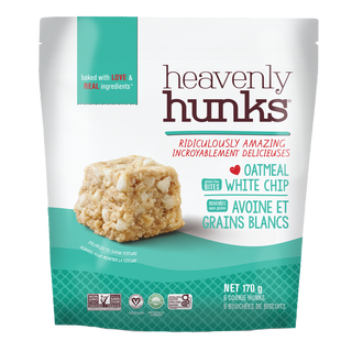 Heavenly Hunks Cookie Bites Oatmeal White Chip 170g