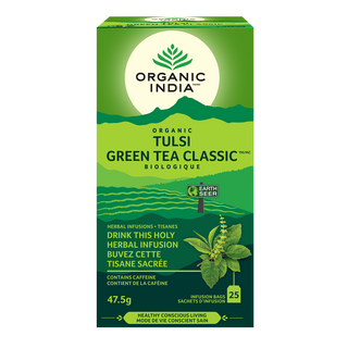 Organic India Organic Tulsi Green Tea Classic 25 Tea Bags