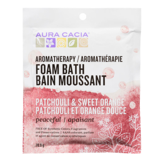 Aura Cacia Foam Bath Patchouli & Sweet Orange 70.9g