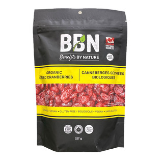 Benefits By Nature Organic Dried Cranberries 227g