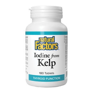 Natural Factors Iodine from Kelp 180 Tablets