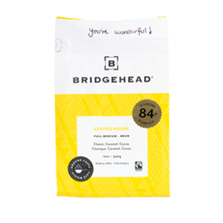 Bridgehead Organic Ground Coffee Centro House 340g