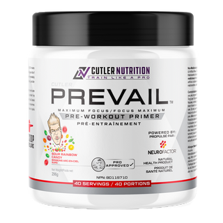 Cutler Nutrition Prevail Sour Rainbow Candy 40 Servings