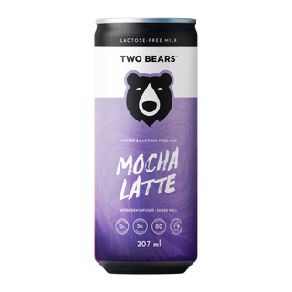 Two Bears Lactose Free Milk Latte Mocha 207mL