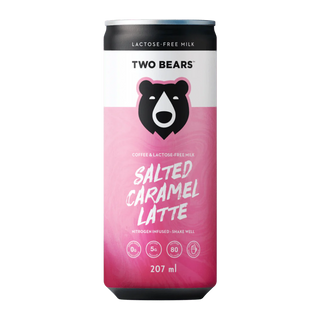 Two Bears Lactose Free Milk Latte Salted Caramel 207mL