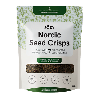 Joey Nordic Seed Crisps Rosemary & Black Pepper 110g