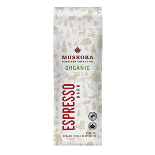 Muskoka Roastery Organic Coffee Whole Bean Espresso 454g