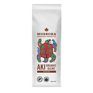 Muskoka Roastery Organic Coffee Whole Blend Aki 454g