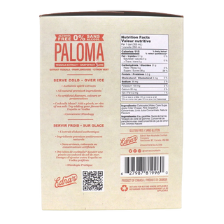 Edna's Non-Alcoholic Cocktail Tequila Extracts Paloma 4x355mL