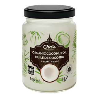 Cha's Organics Coconut Oil Virgin 500mL