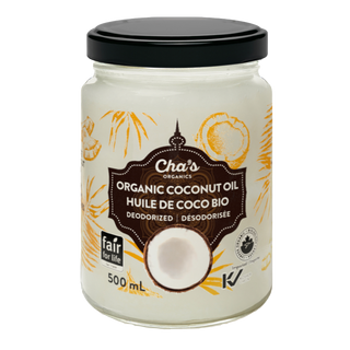 Cha's Organics Coconut Oil Deodorized 500mL