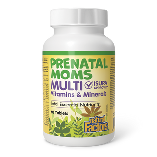 Natural Factors Prenatal Moms Multi Vitamins & Minerals 60 Tablets