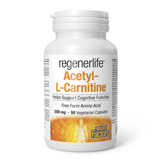 Natural Factors Regenerlife Acetyl-L-Carnitine 90 Veggie Caps