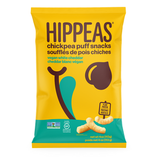 Hippeas Chickpea Puffs Snacks Vegan White Cheddar 113g