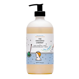 The Unscented Company Kids Shiny Shampoo + Wash 500mL