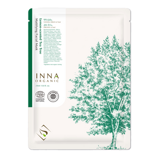 Inna Organic Mattifying Face Mask Lemon-scented Tea Tree 1 Pack